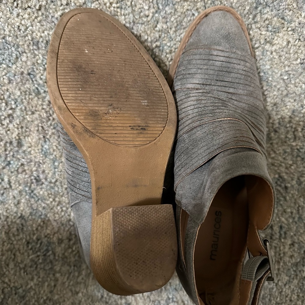 Green Maurices booties